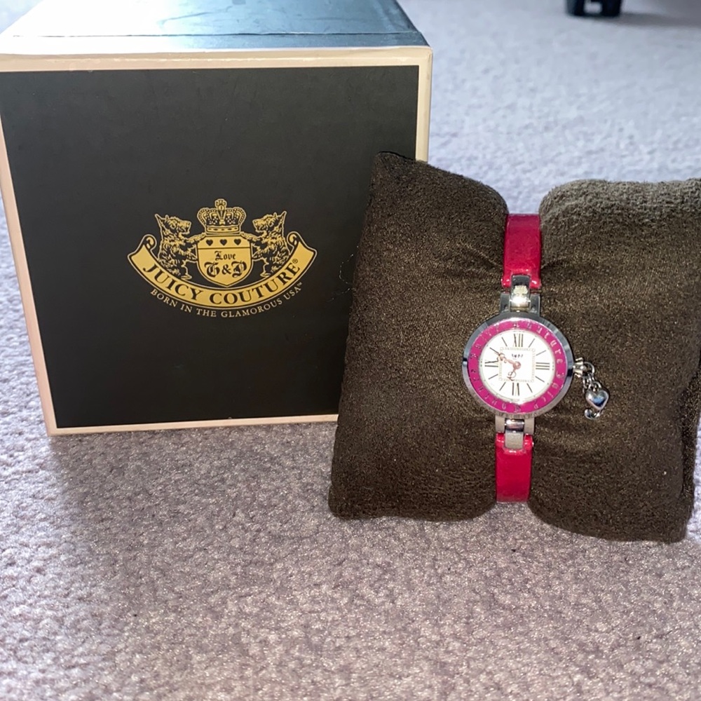 Pink & Silver Juicy Couture Girl’s Watch - NEEDS BATTERY